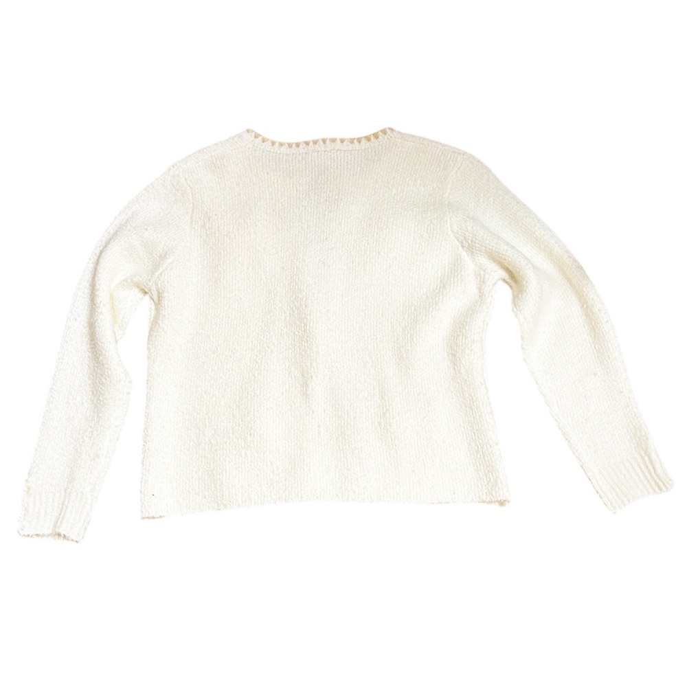 Sioni Lady Cardigan Ivory Size Large NWT - Picture 3 of 10